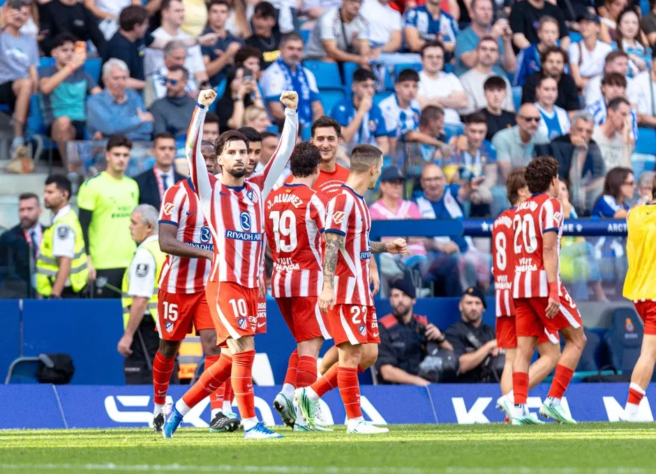 Álex Baena festeja su gol. - Fotografía: Web Oficial Club Atlético de Madrid