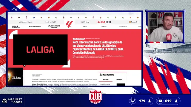 Gil Marín, nuevo vicepresidente primero de LaLiga