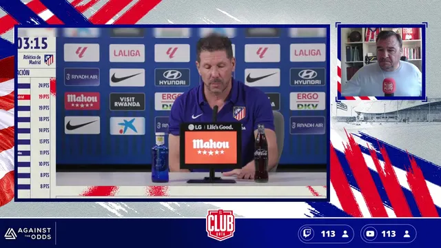Simeone explica la baja de Koke: «Es un chico fuerte»