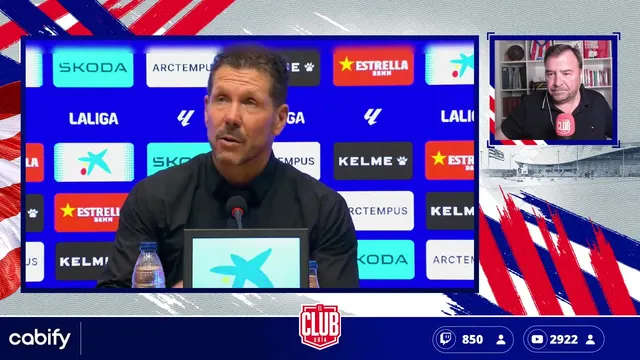 Simeone: "Los jóvenes deben estar preparados siempre, no valen excusas"